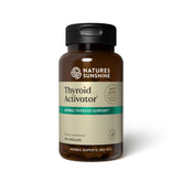 Nature's Sunshine Thyroid Activator bottle-cap close-up for easy daily use