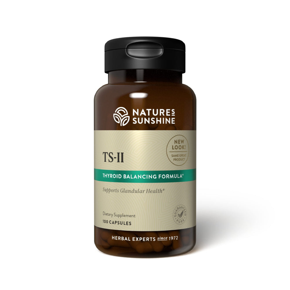 Nature's Sunshine TS II with Hops bottle front showing herbal balance.