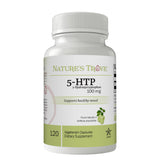 Nature's Trove 5-HTP bottle front view for daily calm support
