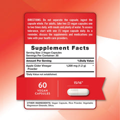 Nature's Truth label closeup highlights vegan and gluten free credentials.