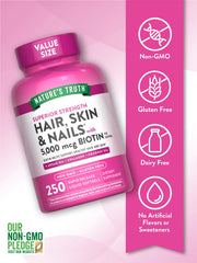 Nature's Truth argan oil–infused softgels on a bright surface for nourishment