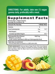 Close-up of Nature's Truth gummies texture for convenient daily consumption