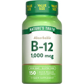 Nature's Truth Vitamin B12 softgel bottle for daily wellness support