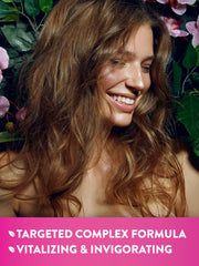 Keratin-focused image with Nature's Truth Biotin 5000 mcg.