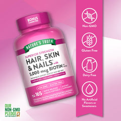 Nature's Truth collagen and argan oil softgels showcase added skincare nourishment.