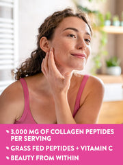 Grass-fed bovine source noted on Nature's Truth collagen peptides packaging