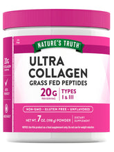 Nature's Truth Collagen Powder 7oz tub ready to mix into beverages.