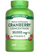 Nature's Truth Cranberry Concentrate Bottle shown for daily wellness