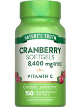 Nature's Truth Cranberry Pills bottle front for daily wellness