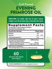 Nature's Truth Evening Primrose Oil softgels close-up showing capsule shape and texture.