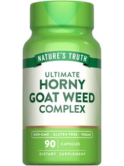 Nature's Truth Horny Goat Weed bottle with capsules for daily herbal support