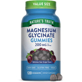 Nature's Truth Magnesium Glycinate Gummies bottle for daily vegan wellness.