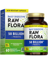Nature's Truth Raw Flora probiotic bottle for daily gut support