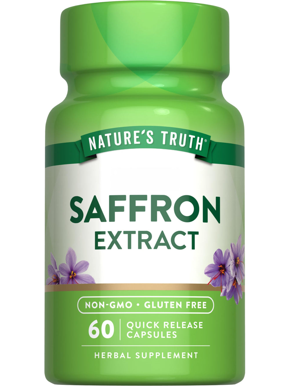 Nature's Truth saffron extract capsules for convenient daily use