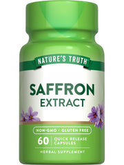 Nature's Truth saffron extract capsules for convenient daily use