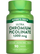 Nature's Truth Ultra Chromium Picolinate bottle for convenient daily use.