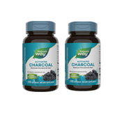 Nature's Way Activated Charcoal bottle with capsules for convenient digestive support