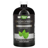 Nature's Way Chlorofresh bottle ready for daily internal deodorant use.