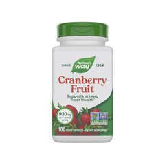 Nature's Way cranberry fruit bottle may support urinary tract health