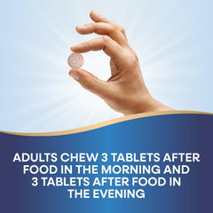 Nature's Way DGL chewable tablets ingredients label featuring deglycyrrhizinated licorice extract