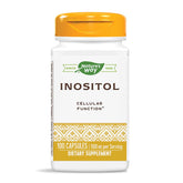 Nature's Way Inositol 500mg bottle with label, signaling quality and clarity.