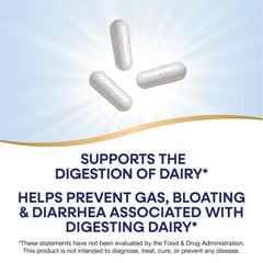 Nature's Way Lactose Defense label highlights dairy digestion support and clean ingredients