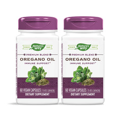 Nature's Way oregano oil capsule with 75-85% carvacrol for immune support.