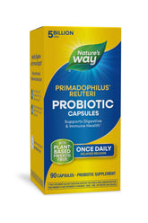 Nature's Way Primadophilus Reuteri probiotic bottle for daily use