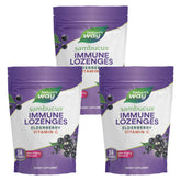Nature's Way Sambucus immune lozenges packaging shows elderberry and vitamin C support.