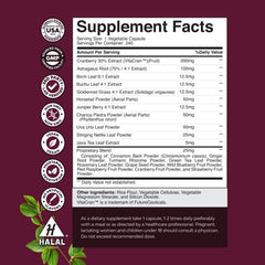 Natures Craft Advanced Kidney Cleanse label highlights natural ingredients and dosing guidance