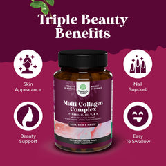 Natures Craft Biotin 5000 mcg capsules included.