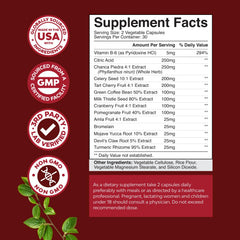 Natures Craft capsules close-up showing convenient daily dosage.