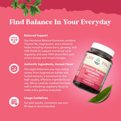 Natures Craft Hormone Balance Gummies in hand for on-the-go use.