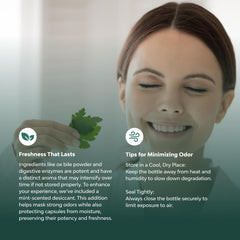 Nature's Craft Papain Bromelain enzyme blend in capsules