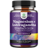 Natures Craft Pure Calm magnesium bottle front highlighting high absorption formula for daily support.