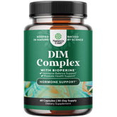 Natures Craft Pure DIM bottle on a clean countertop supports balanced hormones
