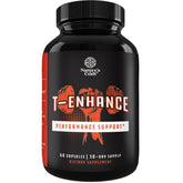 Natures Craft testosterone supplement bottle front view for daily energy support.