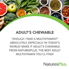 NaturesPlus multivitamin with bioflavonoids highlights antioxidant support for daily wellness.