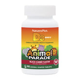 NaturesPlus Animal Parade bottle front view highlighting bone health support for growing kids.