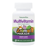 NaturesPlus Animal Parade Grape bottle showing kid-friendly vitamins for daily wellness