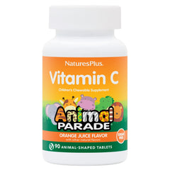 NaturesPlus Animal Parade orange-flavored chewable for kids' daily vitamin C