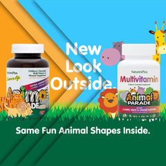 NaturesPlus Animal Parade pack-2 image, convenient two-bottle supply for families.