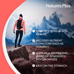 NaturesPlus Hema-Plex Iron capsules on a table ready for use.