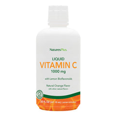 NaturesPlus Liquid Vitamin C 1000 mg bottle for easy daily use.