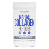 Nature'sPlus Marine Collagen Peptides bottle closeup for skin support