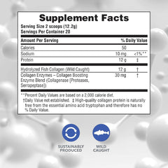 Nature'sPlus Marine Collagen Peptides powder ready to dissolve in drinks