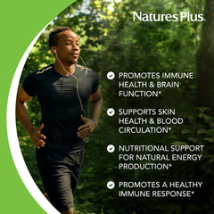 NaturesPlus Niacinamide gluten-free symbol on packaging for allergy-friendly use