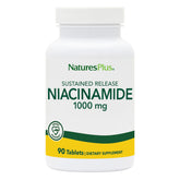 NaturesPlus Niacinamide sustained-release bottle for steady vitamin B3 delivery