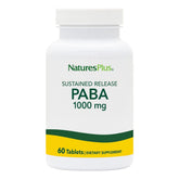 NaturesPlus PABA sustained-release bottle for steady daily support.