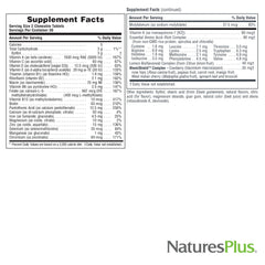 NaturesPlus Power Teen for Him BlemiShield complex label emphasizes clearer complexion